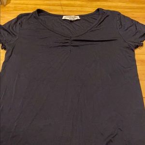 Hippie rose blue ruffle sleeves and bottom